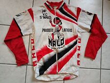 MAILLOT VESTE CYCLISTE VELO NORET VC ST MALO MALO PDTS LAITIERS TAILLE S/2 BE