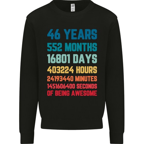 46e anniversaire ans - anniversaire, d'Âge