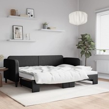 Lit de repos gris foncé