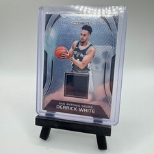 2017 Panini Prizm NBA Derrick White Patch worn spurs #SW-DW