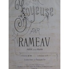 RAMEAU Jean-Philippe La Joyeuse Piano ca1865