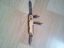 ancien couteau suisse de marque pradel en bon état 4 fonctions 