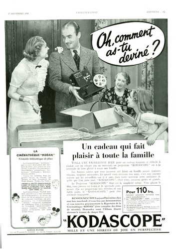 Publicité ancienne kodascope - ancienne,