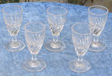 5 Jolies verres à absinthe 19éme / Petit modèle / Bistrot