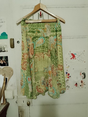 Jupe longue multicolore 38 - jupe,