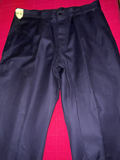 Ancien pantalon bleu de travail coton Roquette & fils jamais porté N° 4