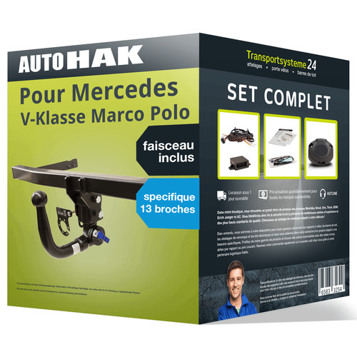 Attelage pour mercedes - pour, v