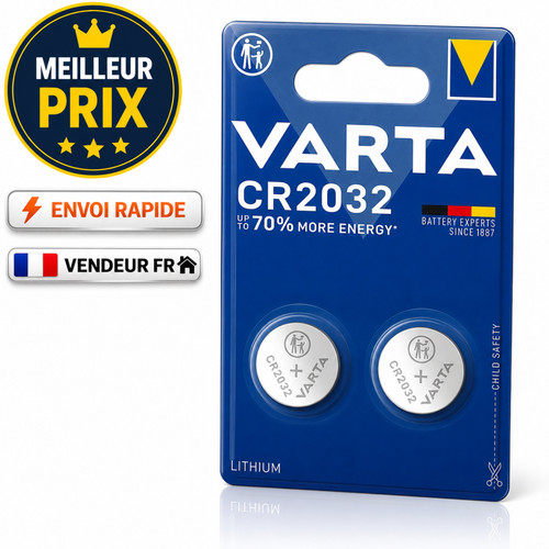 Pile cr2032 lithium varta - 3v,