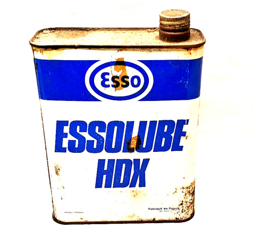 Ancien bidon huile vide - ancien, 2