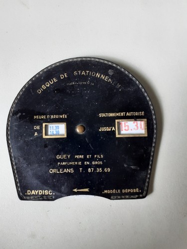 Ancien disque stationnement - ancien,