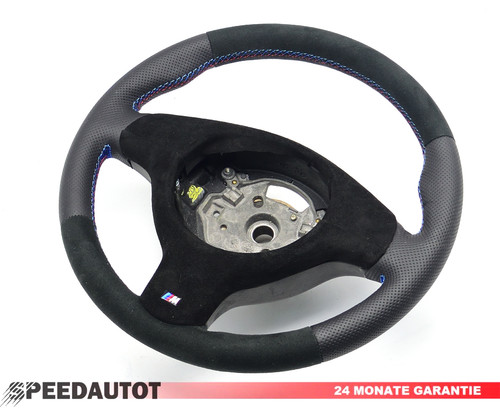 Volant cuir alcantara noir - cuir,