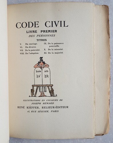 Code civil livre premier - civil.,