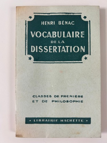 Henri bénac vocabulaire - vocabulaire, de