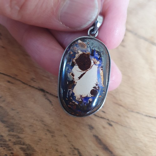 Pendentif opale boulder koroit - boulder,