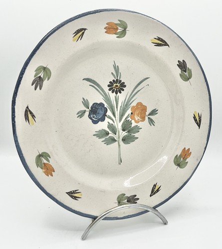 Assiette faïence lorraine - faïence,