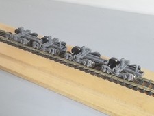 jouef pieces detachées: lot de 4 bogies Y32 pour voiture Z02 roues brunies