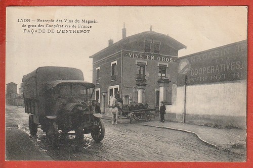Cpa lyon 69 entrepot des - entrepot,