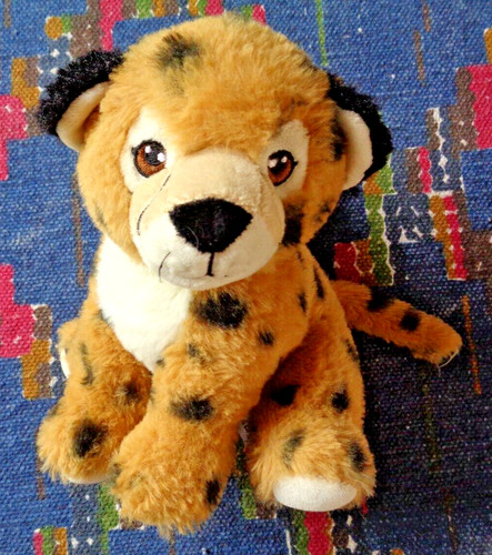 Doudou peluche leopard - peluche,