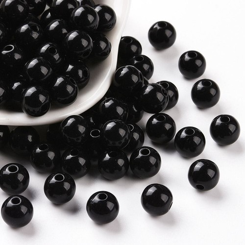 Lot perles opaque - de,