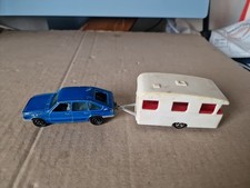Majorette simca 1308 + caravane digue