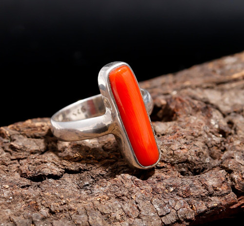 Bague astrologie corail argent - astrologie,