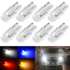 10pcs W5W T10 DC12V LED Ampoule Cale Plaque D'immatriculation Lumière Dôme Lampe