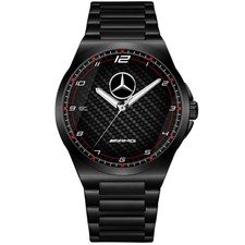Montre noir acier - montre, en