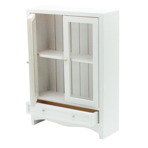Bibliothèque en bois blanc à
