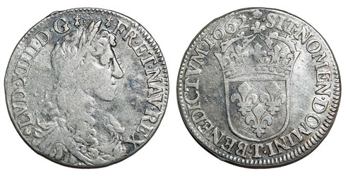 Louis xiv ecu au - xiv,