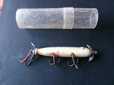 gros Leurre Ancien Pêche Bois