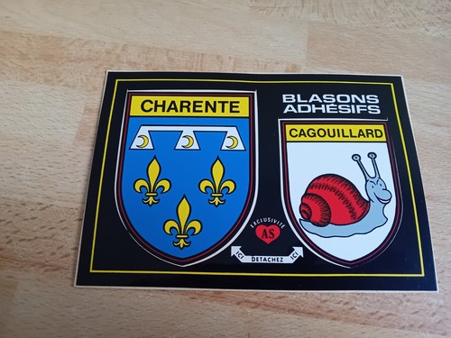 Carte postale blasons - carte, postale,