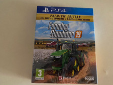 Farming Simulator 19 Premium Edition Sony PS4 SEALED Free Region English Espana
