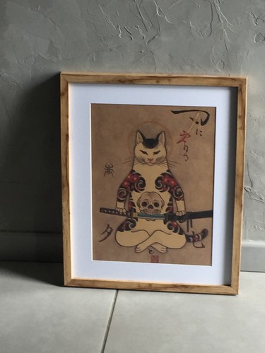 Estampe japonaise samourai - japonaise,