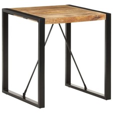 Table de Salle à Manger 70x70x75 cm Bois de Récupération Solide Dîner vidaXL
