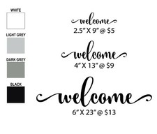 Welcome Sign - FREE SHIPPING