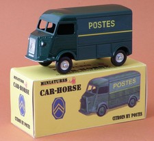 Car-Horse Citroen Type H Hy Tub Postes PTT vert style Dinky cij jrd