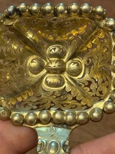 Cuillère À Saupoudrer Le Sucre en Vermeil ( Argent Et Or ) Minerve 2 Eme Titre