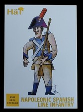1 grappe de figurines au 1/72. HÄT 8302, Infanterie de ligne Espagnole.