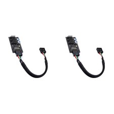 2X Connecteur Hub USB 9