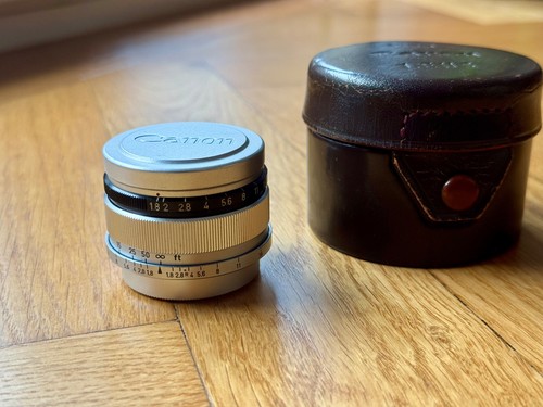 Canon 35mm lens ltm l39 - f/1.8,