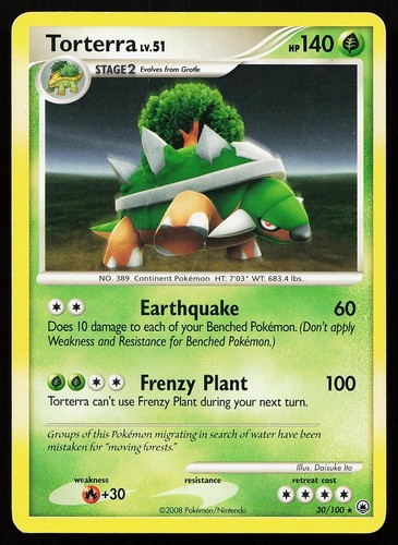 Torterra 100 regular rare - torterra,