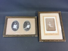 Lot 2 ancien cadre photo bois et platre vintage art déco french antique frames