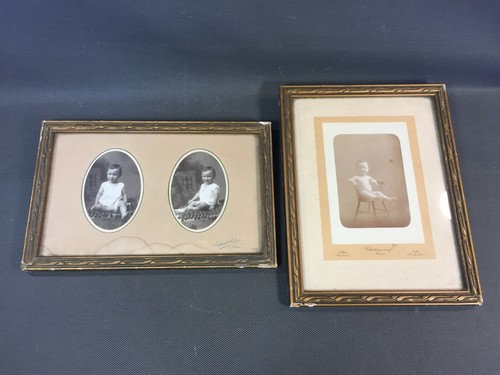 Lot ancien cadre photo - cadre, bois