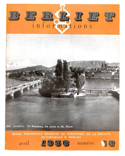 Berliet informations - informations, *