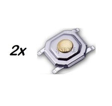 2 x Switch bouton pour clé