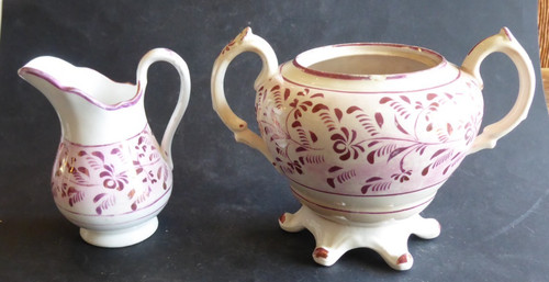 Lait sucre faience anglaise - lait,