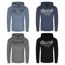 Hoodie Denimfy Pour Hommes Regular Fit DFARNO Sweat À Capuche Imprimé