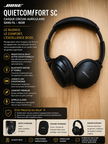 Bose quietcomfort noir - bose, sc