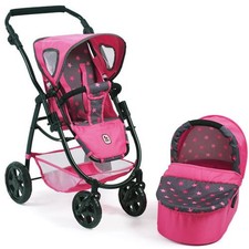 Bayer Chic 2000 638 82 La poussette combinée 2 en 1 EMOTION pour poupées - color