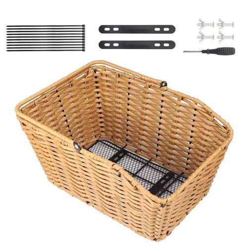 Panier vélo tissé à - de,